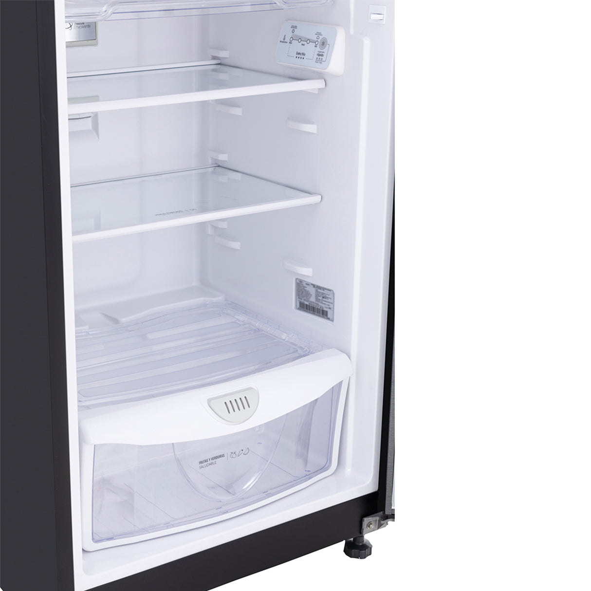 Nevera Haceb Inverter Negro Esmeralda 65x163cm No Frost de 254 Litros con Dispensador de Agua y con Pantalla Digital - NEVERAS | Bylmo