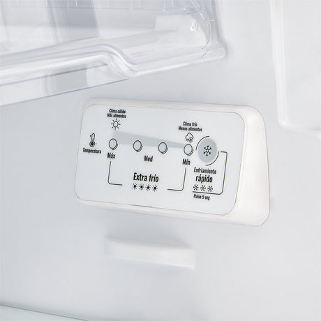 Nevera Haceb Inverter Negro Cósmico 65x150.5cm No Frost de 226 Litros con Dispensador de Agua y con Pantalla Digital - NEVERAS | Bylmo