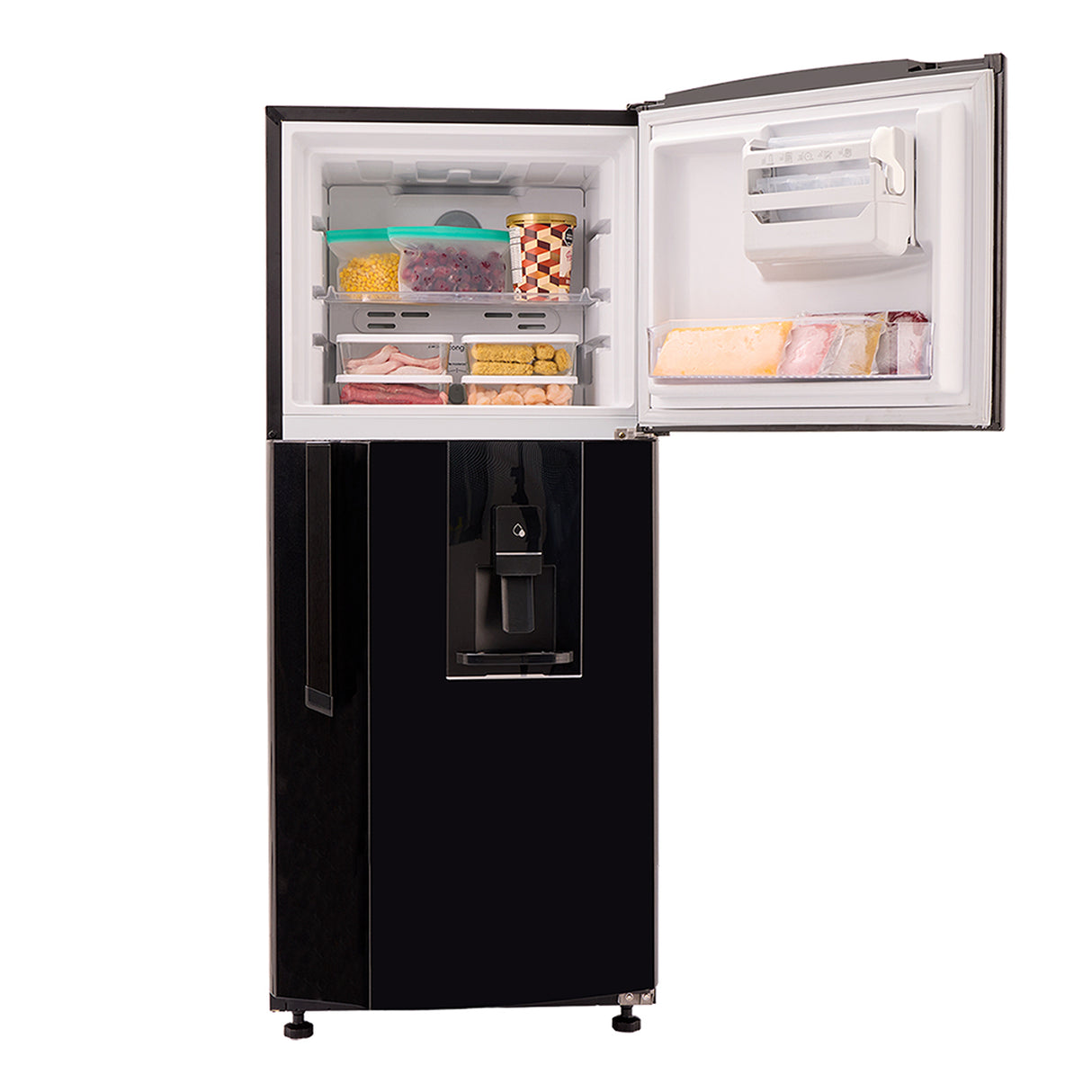 Nevera Haceb Inverter Negro Cósmico 65x150.5cm No Frost de 226 Litros con Dispensador de Agua y con Pantalla Digital - NEVERAS | Bylmo