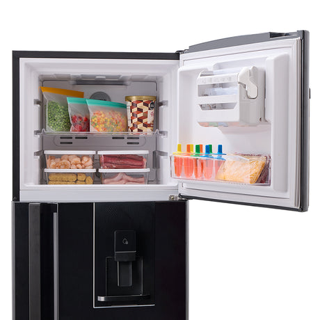 Nevera Haceb Inverter Negro Cósmico 65x179.5cm No Frost de 294 Litros con Dispensador de Agua y con Pantalla Digital - NEVERAS | Bylmo