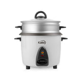Olla Arrocera Kalley Blanco 26.5x32cm de 1.8 Litros con Función para Mantener Caliente - OLLAS ARROCERAS | Bylmo