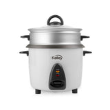 Olla Arrocera Kalley Blanco 24x31cm de 1.4 Litros con Función para Mantener Caliente - OLLAS ARROCERAS | Bylmo