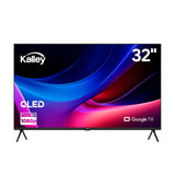 Televisor Kalley Google TV Negro 71.6x47.4cm Smart de 32" Pulgadas QLED Full HD 1080P con Wifi y Bluetooth Integrado - TELEVISORES | Bylmo