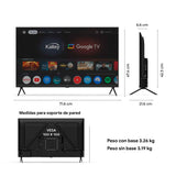 Televisor Kalley Google TV Negro 71.6x47.4cm Smart de 32" Pulgadas QLED Full HD 1080P con Wifi y Bluetooth Integrado - TELEVISORES | Bylmo