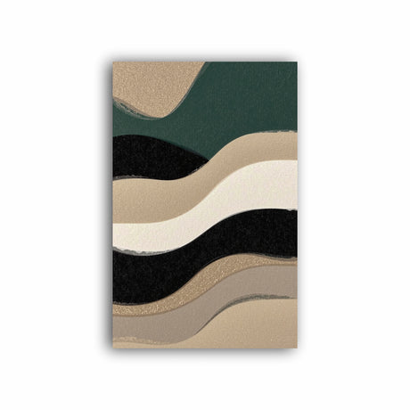 Cuadro decorativo Moderno Dunas de Grafito 110x80cm de Bastidor - CUADROS | Bylmo