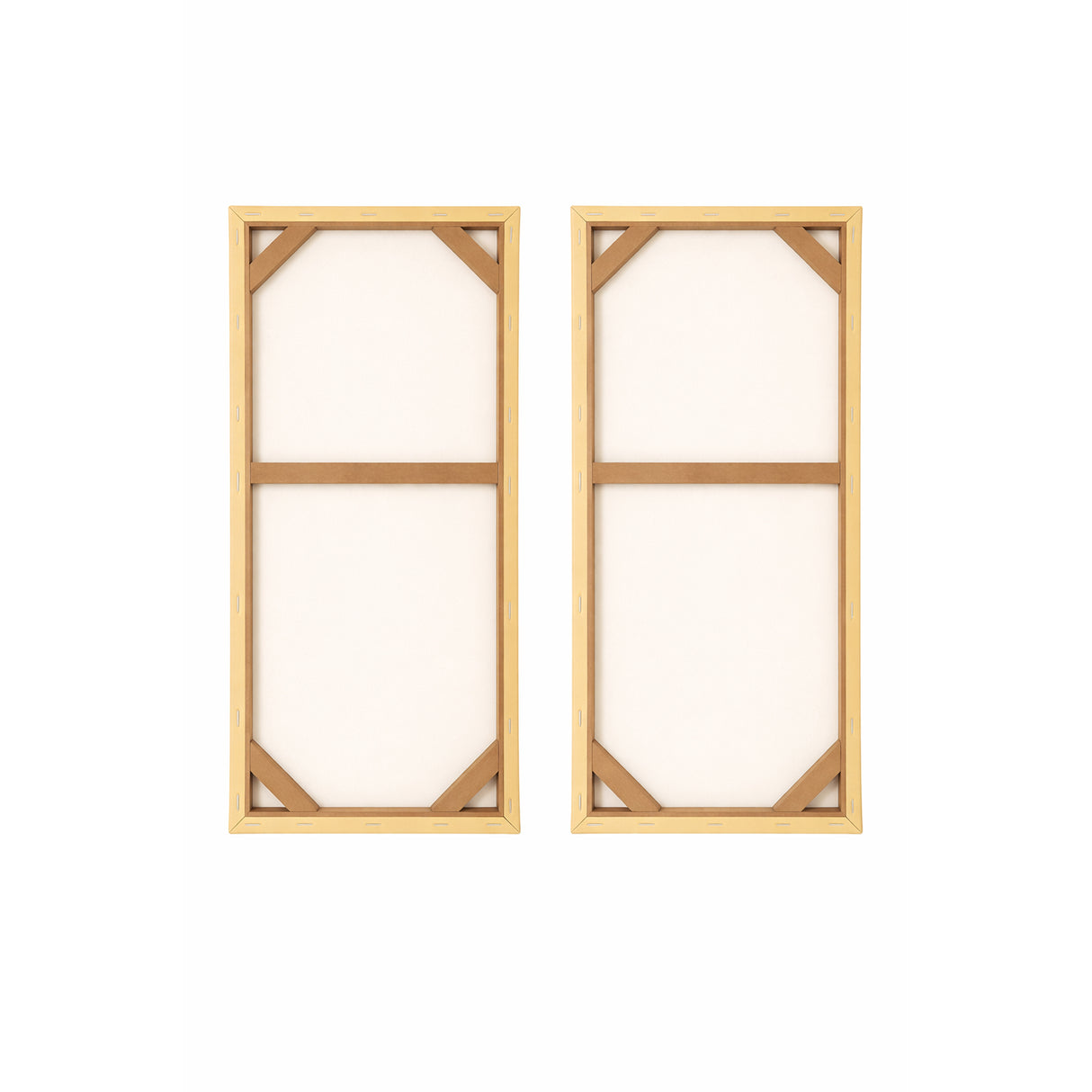 Cuadro decorativo en 2 Piezas Moderno Ondas de Cuarzo 34x72cm cada Uno - CUADROS | Bylmo