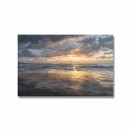 Cuadro decorativo Moderno Atardecer en el Pacífico 60x93cm de Bastidor - CUADROS | Bylmo
