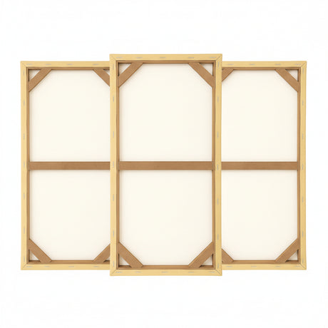 Cuadro decorativo en 3 Piezas Minimalista Alba Sakura 34x72cm cada Uno - CUADROS | Bylmo