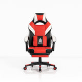 Silla Gamer Edifice Rojo y Negro 66x124cm Ergonómica con Apoya Brazos con Espaldar Reclinable y con Apoya Cabezas - SILLAS DE OFICINA | Bylmo