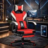 Silla Gamer Edifice Rojo y Negro 66x124cm Ergonómica con Apoya Brazos con Espaldar Reclinable y con Apoya Cabezas - SILLAS DE OFICINA | Bylmo