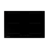 Estufa de Inducción para Empotrar Challenger Negro 77x52cm 220 Voltios con Cuatro Zonas de Cocción y Sistema Puente - ESTUFAS DE EMPORTRAR Y CUBIERTAS | Bylmo