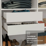 Closet Venus Blanco 180x217cm sin Puertas y con Doce Compartimientos - CLOSETS | Bylmo