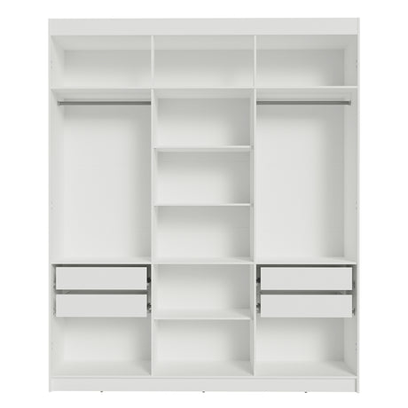 Closet Venus Blanco 180x217cm sin Puertas y con Doce Compartimientos - CLOSETS | Bylmo