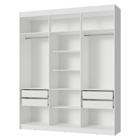 Closet Venus Blanco 180x217cm sin Puertas y con Doce Compartimientos - CLOSETS | Bylmo