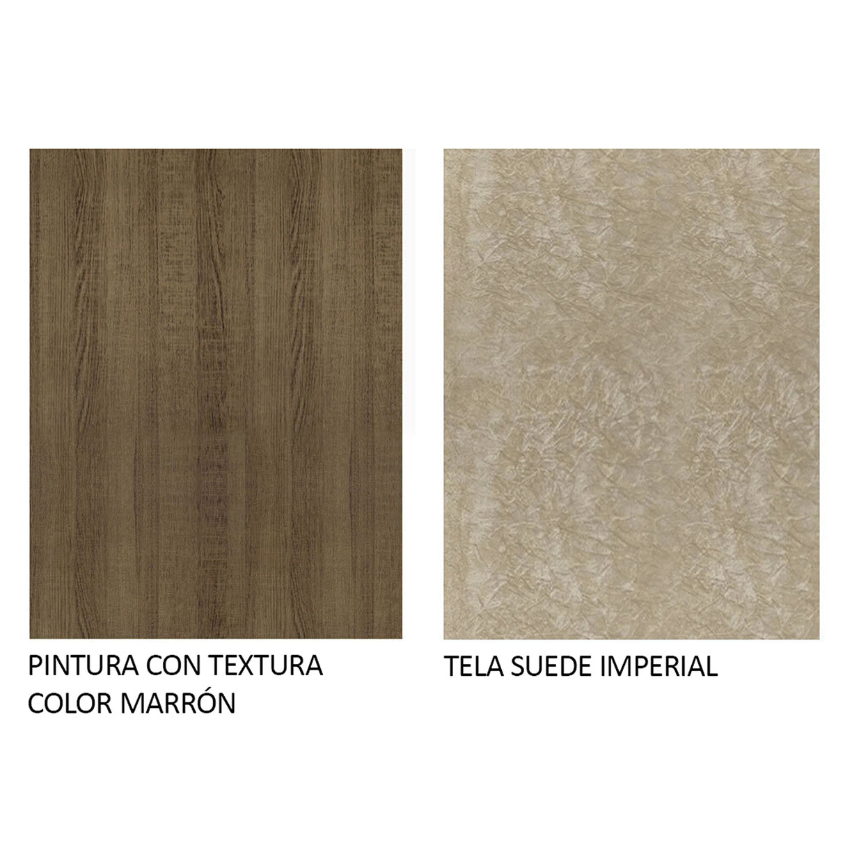 Juego de comedor Mile Marrón y Beige 110x76cm Circular de Cuatro Puestos con Cuatro Sillas - COMEDORES | Bylmo