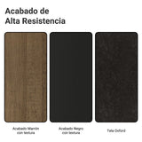 Juego de comedor Sines Marrón y Negro 90x78cm Cuadrado de Cuatro Puestos con Cuatro Sillas - COMEDORES | Bylmo