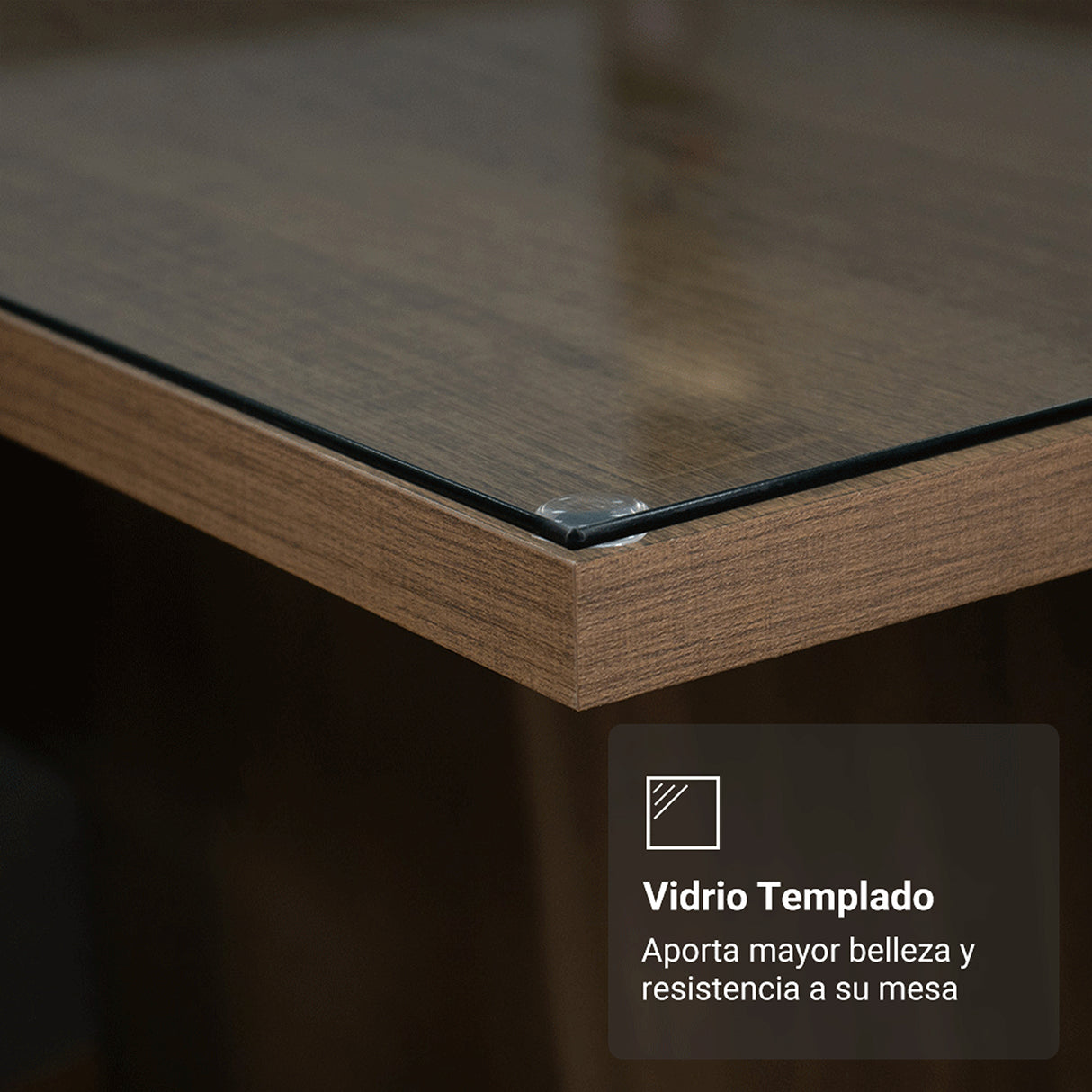 Juego de comedor Braga Marron Oxford y Negro 160x78cm Rectangular de Cuatro Puestos con Cuatro Sillas - COMEDORES | Bylmo