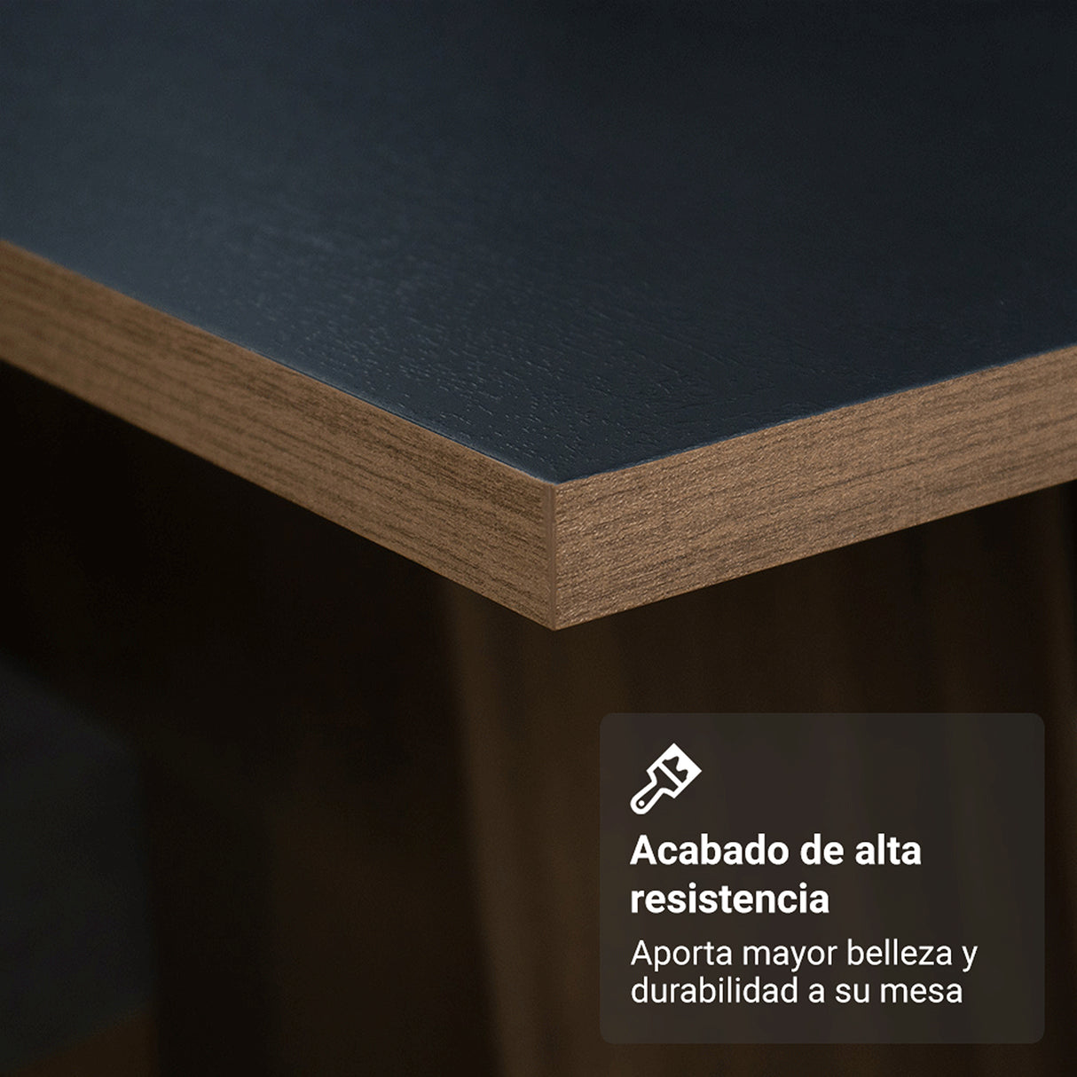 Juego de comedor Minsk Marrón y Negro 180x78cm Rectangular de Seis Puestos con Seis Sillas - COMEDORES | Bylmo
