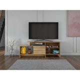 Mesa para TV Bengala Fresno 56x143cm Para TV Hasta 50 Pulgadas con Un Cajón - MUEBLES DE TV | Bylmo