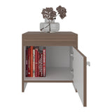 Mesa de Noche Colore Avellana 40x41.6cm con Una Puerta - MESAS DE NOCHE | Bylmo
