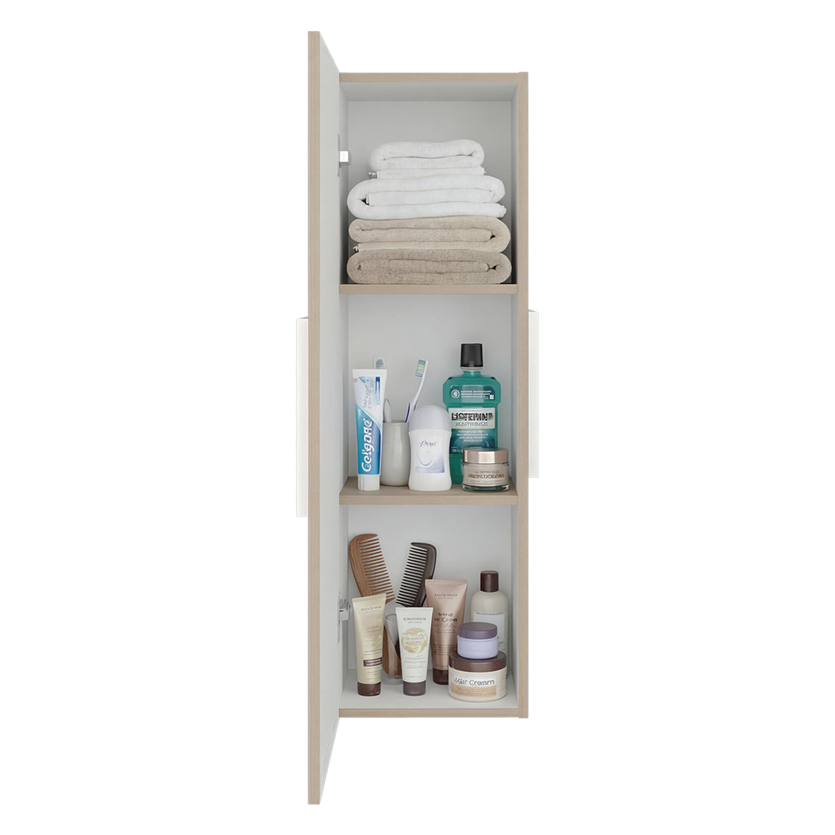 Gabinete de Baño Vanguard Cartagena 32x97.5cm Rectangular con Dos Entrepaños - GABINETES DE BANHO | Bylmo