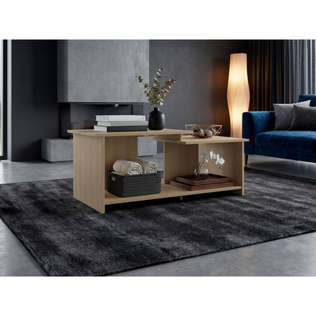 Mesa de Centro Wema Cartagena 89.3x41.6cm Rectangular y con Compartimientos - MESAS DE CENTRO | Bylmo