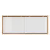 Gabinete de Baño Note Fresno 81x33cm Rectangular sin Entrepaños - GABINETES DE BANHO | Bylmo