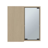Gabinete de Baño Miro Avellana 50x53.7cm Cuadrado con Espejo y con Tres Entrepaños - GABINETES DE BANHO | Bylmo
