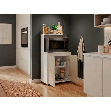 Mueble Auxiliar de Cocina Kitchen Cartagena 63x113.5cm con un Entrepaño y con Dos Comportamientos - BARRAS Y MUEBLES AUXILIARES | Bylmo