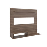 Panel de TV Beijint Avellana 140x120cm Para TV Hasta 55 Pulgadas sin Cajones - MUEBLES DE TV | Bylmo