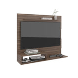 Panel de TV Beijint Avellana 140x120cm Para TV Hasta 55 Pulgadas sin Cajones - MUEBLES DE TV | Bylmo