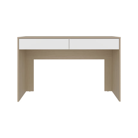 Escritorio Acre Cartagena y Blanco 120.2x75cm Con Dos Cajones - ESCRITORIOS | Bylmo