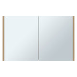 Gabinete de Baño 80 C Fresno 80x50cm Rectangular con Espejo y con Un Entrepaño - GABINETES DE BANHO | Bylmo