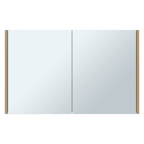 Gabinete de Baño 80 C Fresno 80x50cm Rectangular con Espejo y con Un Entrepaño - GABINETES DE BANHO | Bylmo