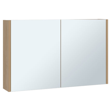 Gabinete de Baño 80 C Fresno 80x50cm Rectangular con Espejo y con Un Entrepaño - GABINETES DE BANHO | Bylmo