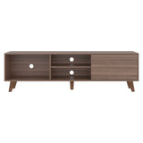 Rack de TV Cincinnati Avellana 180x52.5cm Para TV Hasta 70 Pulgadas con Un Cajón con Ranuras para Cables y con Patas - MUEBLES DE TV | Bylmo