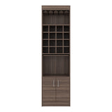 Bar Kava Avellana 51x180cm con Un Cajón y con Dieciséis Portabotellas - BARES | Bylmo