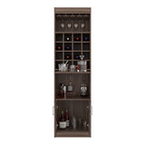 Bar Kava Avellana 51x180cm con Un Cajón y con Dieciséis Portabotellas - BARES | Bylmo