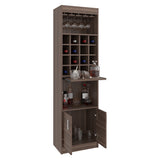 Bar Kava Avellana 51x180cm con Un Cajón y con Dieciséis Portabotellas - BARES | Bylmo