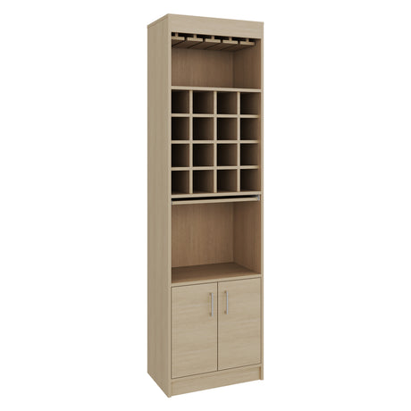 Bar Kava Cartagena 51x180cm con Un Cajón y con Dieciséis Portabotellas - BARES | Bylmo