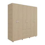 Closet Bariloche Cartagena 170x180cm con 2 Cajones con 4 Entrepaños - CLOSETS | Bylmo