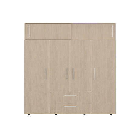 Closet Luque Cartagena y Blanco 200x204cm con 3 Cajones con 3 Entrepaños - CLOSETS | Bylmo
