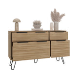Cómoda Concept Fresno 120x74cm De Dos Hileras con Dos Cajones - CAJONERAS Y COMODAS | Bylmo