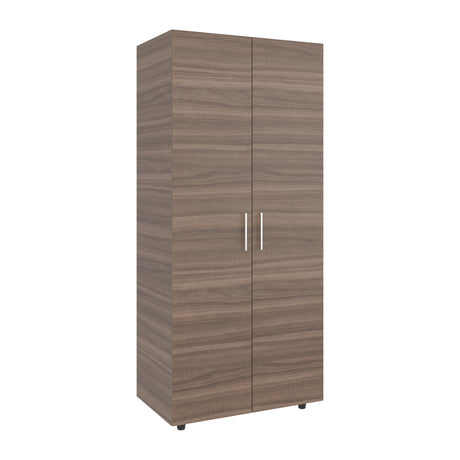 Closet Hogar Avellana y Blanco 80x180.5cm con Dos Puertas - CLOSETS | Bylmo