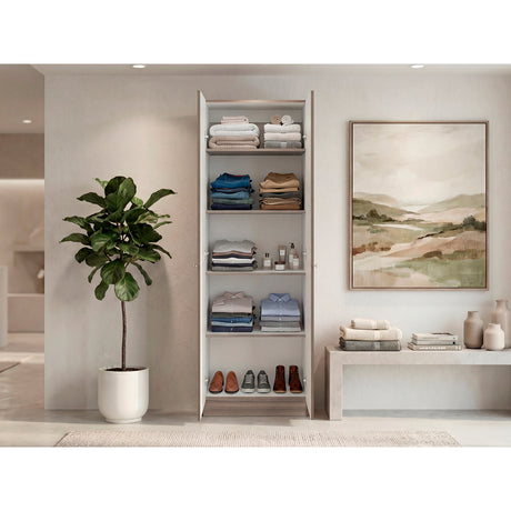 Closet Home Avellana 60x180cm con Dos Puertas - CLOSETS | Bylmo