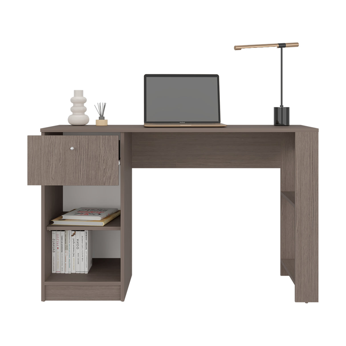 Escritorio Home Compacto Positano 47.3x120.2x75.6cm 1 Cajón - ESCRITORIOS | Bylmo