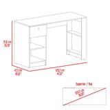 Escritorio Home Compacto Positano 47.3x120.2x75.6cm 1 Cajón - ESCRITORIOS | Bylmo