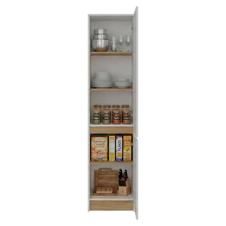 Alacena Soler Fresno 43x180cm 2 Puertas - ALACENAS Y MUEBLES MICROONDAS | Bylmo