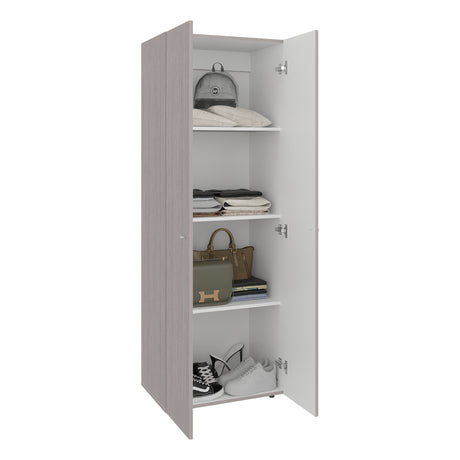 Closet Tuhogar Positano 60x170cm con Cuatro Compartimientos y con Dos Puertas - CLOSETS | Bylmo
