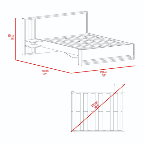 Base Cama Vance Avellana - vista 7